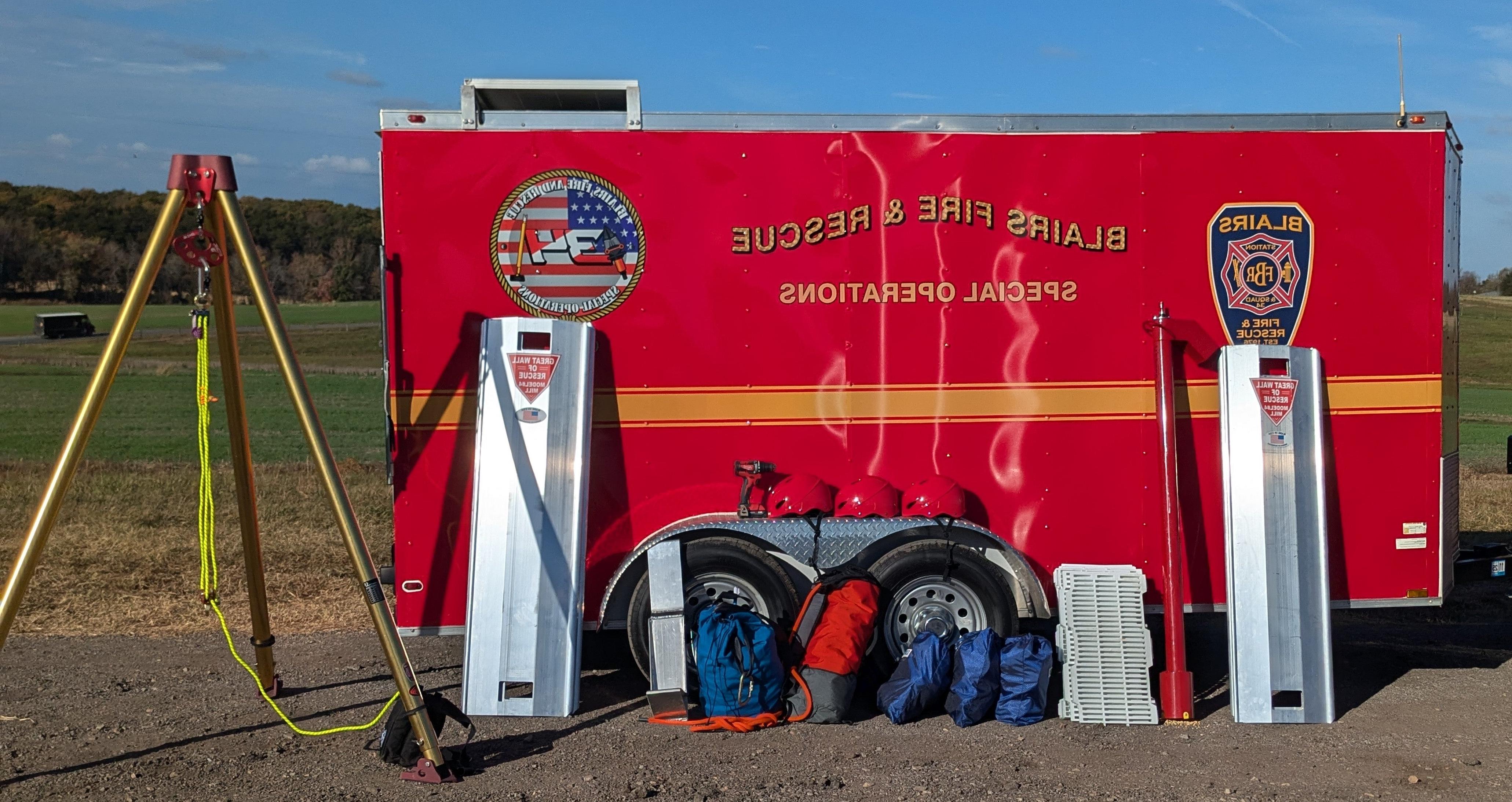 Blairs Fire and Rescue equipment